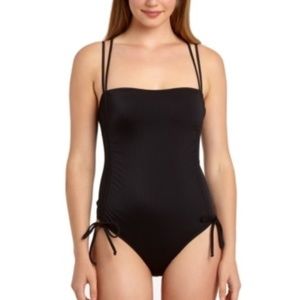 California Waves Ribbed One-Piece Swimsuit
